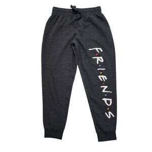 Friends TV Show Sweatpants Size M Dark Gray Mad Engine Unisex Lounge Joggers